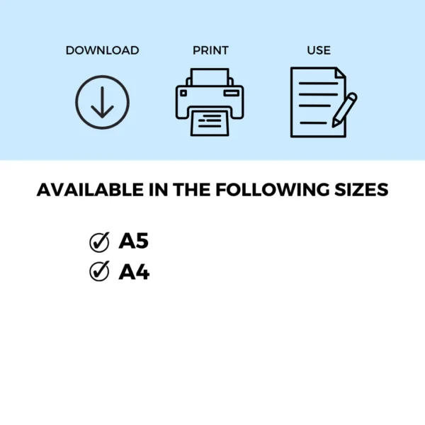 LIIFT 4 Planner 2.0 – 8-Week Fitness Journal | Meal & Workout Tracker (A4, A5) - Image 10