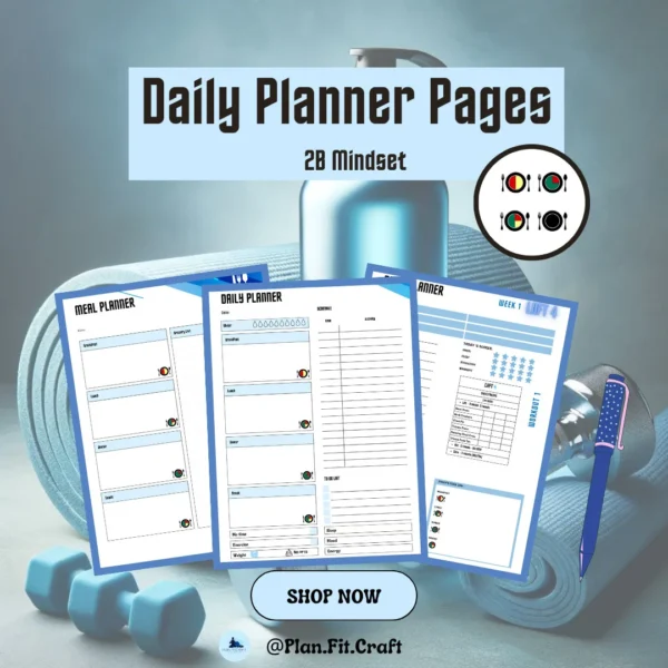 LIIFT 4 Planner 2.0 – 8-Week Fitness Journal | Meal & Workout Tracker (A4, A5) - Image 2