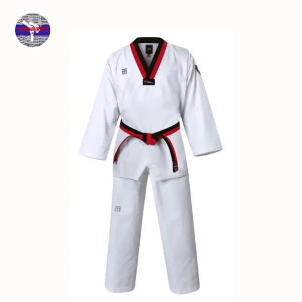 MOOTO Korea Taekwondo MTX S2 Basic Uniform Poom Neck Dobok Martial Arts Jujitsu Gym School Academy Poomse Training Uniforms