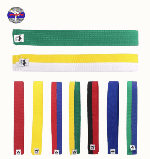 Professional Taekwondo Belt Karate Judo Double Wrap Arts Stripe Sports Taekwondo Belts