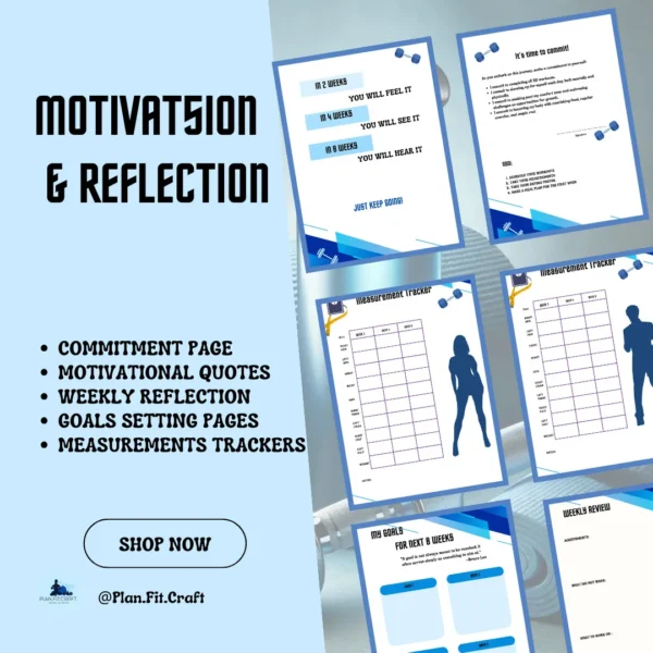 LIIFT 4 Planner 2.0 – 8-Week Fitness Journal | Meal & Workout Tracker (A4, A5) - Image 5