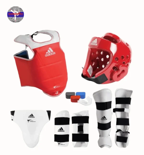 Adidas Taekwondo Sparring Gear Set w/Optional Accessories