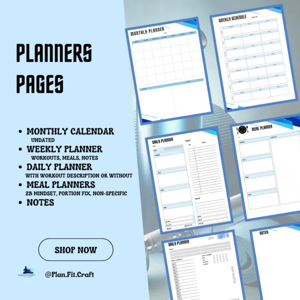 LIIFT 4 Planner 2.0 – 8-Week Fitness Journal | Meal & Workout Tracker (A4, A5) - Image 6