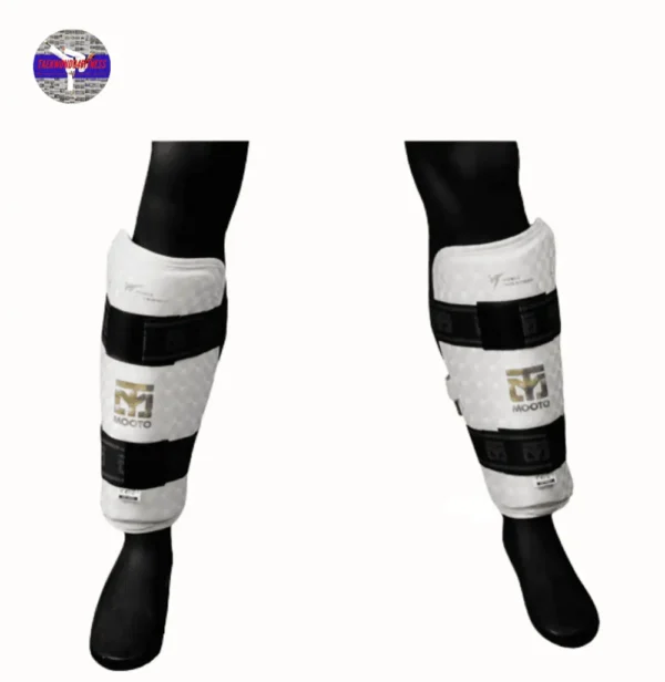Mooto Korea Taekwondo Extera S2 Shin Protector Guard WT Logo MMA Martial Arts Kickboxing Karate Training Match Gym School Academy