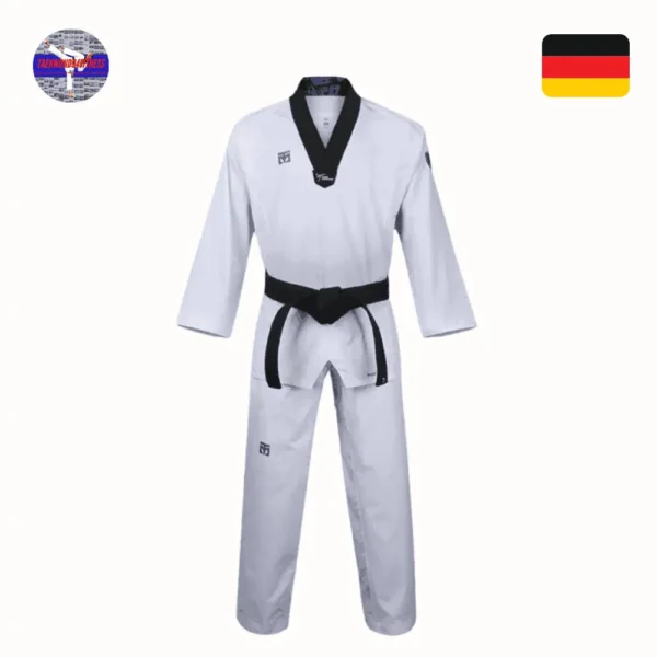 Mooto Taekwondo Extera S6 Uniform BK V-Neck Wettbewerb Dobok TKD Martial Arts MMA Judo Karate