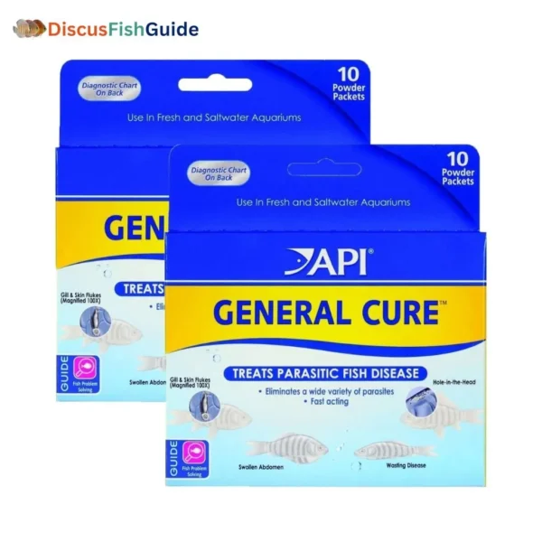 API General Cure Powder Medication – 20 Pack for Freshwater & Saltwater Aquariums