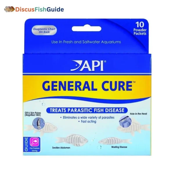 API General Cure Powder Medication – 20 Pack for Freshwater & Saltwater Aquariums - Image 2
