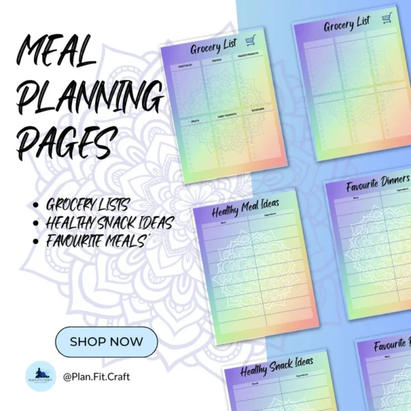 Colourful Meal Planner - Organize Your Meals with the Eat Your Rainbow Journal - Image 4