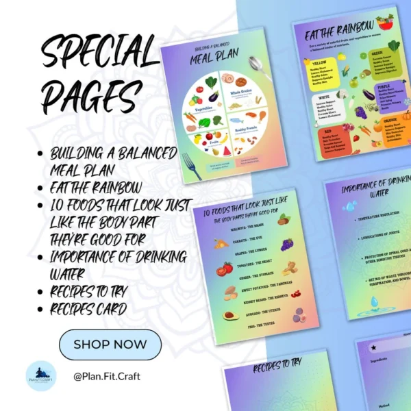 Colourful Meal Planner - Organize Your Meals with the Eat Your Rainbow Journal - Image 5