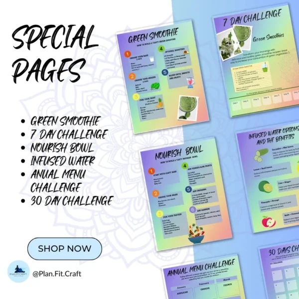 Colourful Meal Planner - Organize Your Meals with the Eat Your Rainbow Journal - Image 6