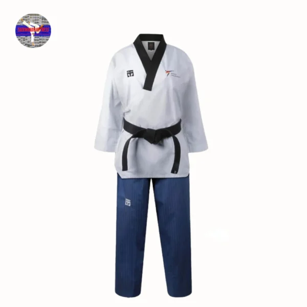 MOOTO Korea Taekwondo Poomsae Uniform WT Logo Taebek Dan MMA Martial Arts Karate Judo Kick Boxing