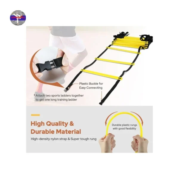 ProSpeed 20FT Agility Ladder – 12 Adjustable Rungs with Carry Bag - Image 2