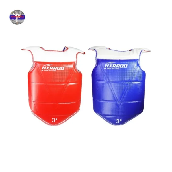 HXRROO Reversible Taekwondo Chest Protector – Olympic-Standard Sparring Hogu