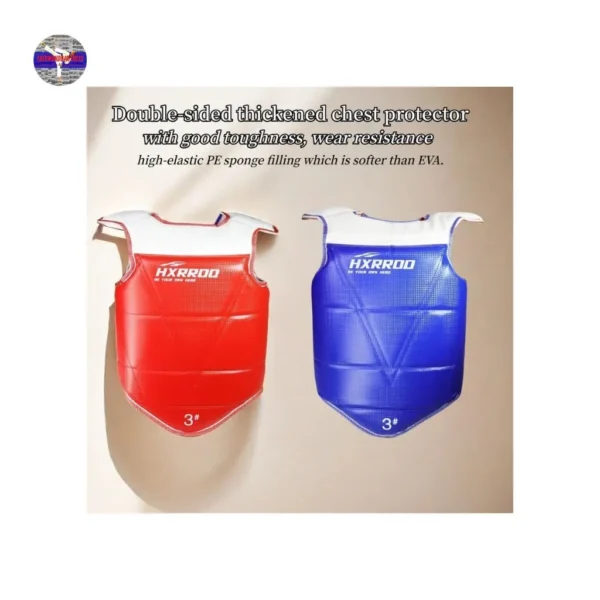 HXRROO Reversible Taekwondo Chest Protector – Olympic-Standard Sparring Hogu - Image 2
