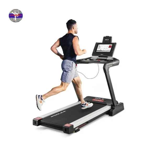 SOLE F85 Folding Treadmill – Bluetooth, Incline, Touchscreen – Home & Office Fitness Solution