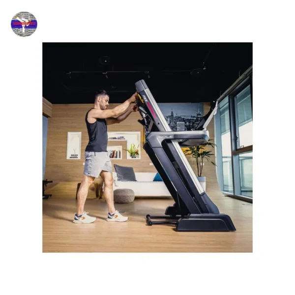 SOLE F85 Folding Treadmill – Bluetooth, Incline, Touchscreen – Home & Office Fitness Solution - Image 7