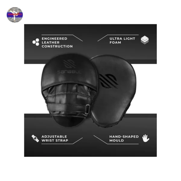 Sanabul Essential Curved Punching Mitts – Boxing & MMA Training Pads - Image 2