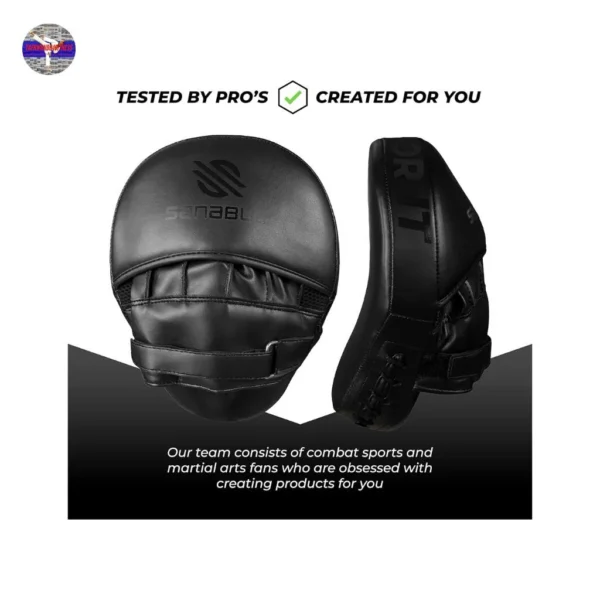 Sanabul Essential Curved Punching Mitts – Boxing & MMA Training Pads - Image 3