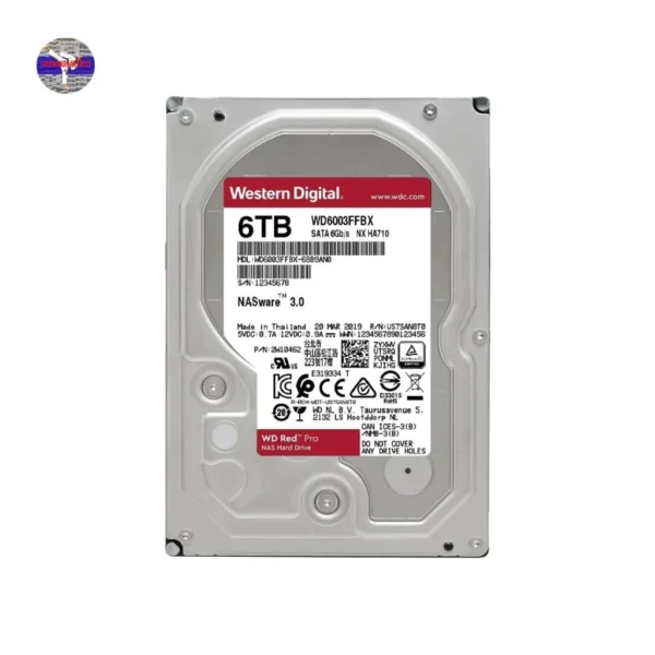 WD Red Pro NAS Internal Hard Drive – 6TB, 7200 RPM, 256MB Cache, SATA 6Gb/s, 3.5" (WD6003FFBX) - Image 2