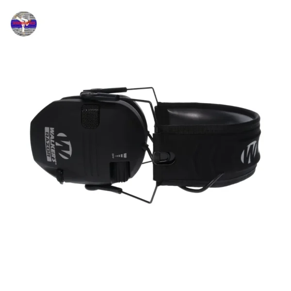 Walker’s Razor Slim Electronic Earmuffs – Ultra Low Profile Hearing Protection with Sound Amplification for Shooting, Hunting & Outdoor Use (NRR 23dB, Black) - Image 4
