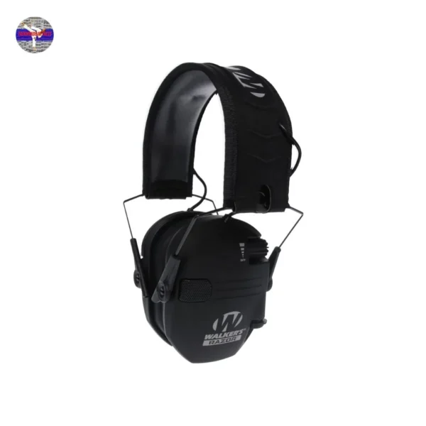 Walker’s Razor Slim Electronic Earmuffs – Ultra Low Profile Hearing Protection with Sound Amplification for Shooting, Hunting & Outdoor Use (NRR 23dB, Black)