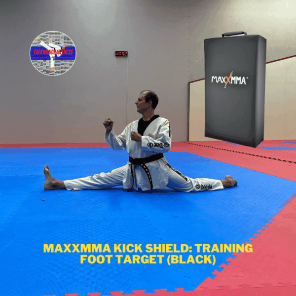 MaxxMMA Kick Shield: Training Foot Target (Black) - Image 7